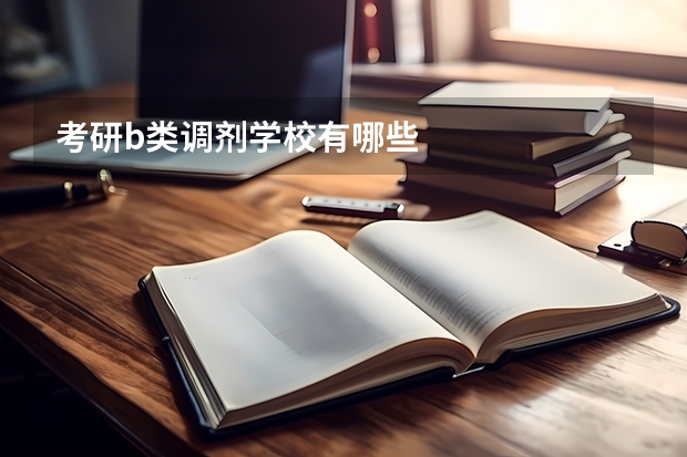 考研b类调剂学校有哪些