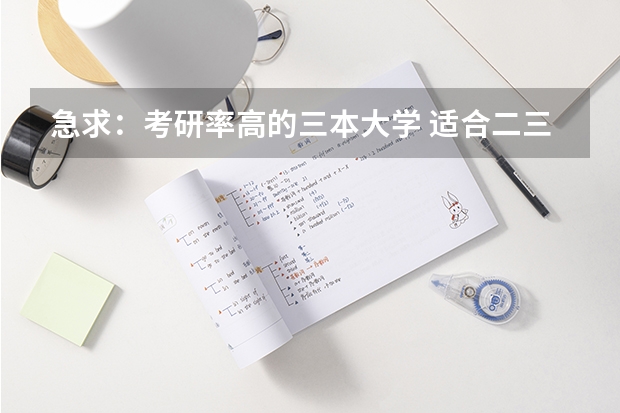 急求：考研率高的三本大学 适合二三本考研的大学